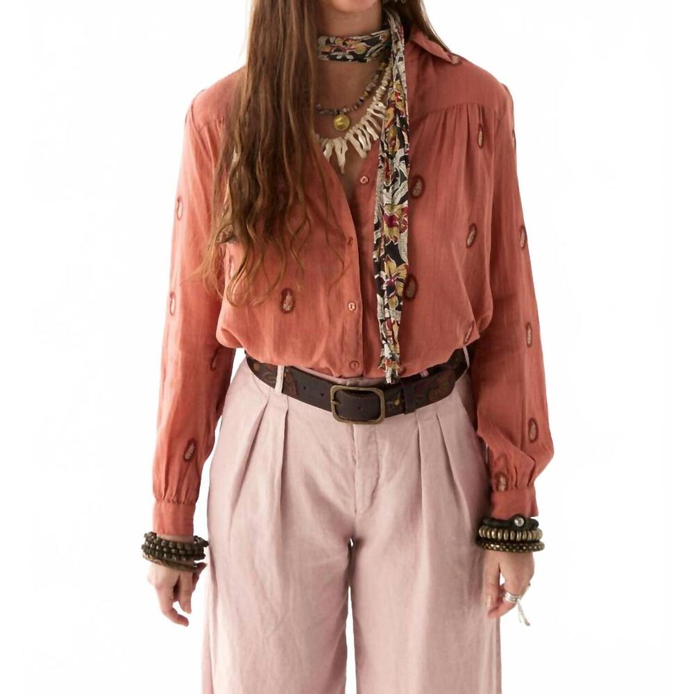 NEW MAISON HOTEL dylan blouse in peach